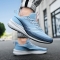 Blue mesh breathable ultra-light shock absorption technology sports shoes