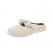 Outerwear round toe flat butterfly high-end lazy Baotou casual shoes